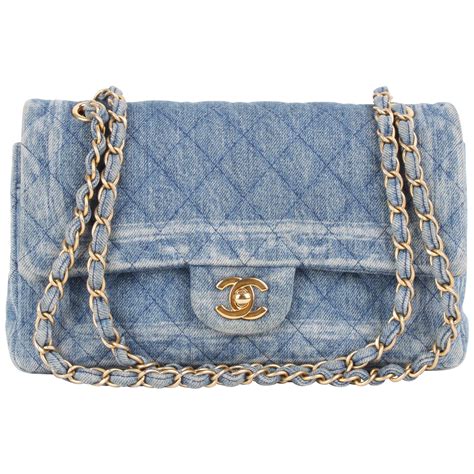 chanel green denim flap bag|Chanel classic flap bag price.